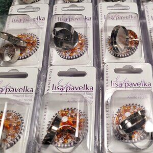 Lisa Pavelka Silver Plated Blank Ring Bezels - NWOT Ten Pieces